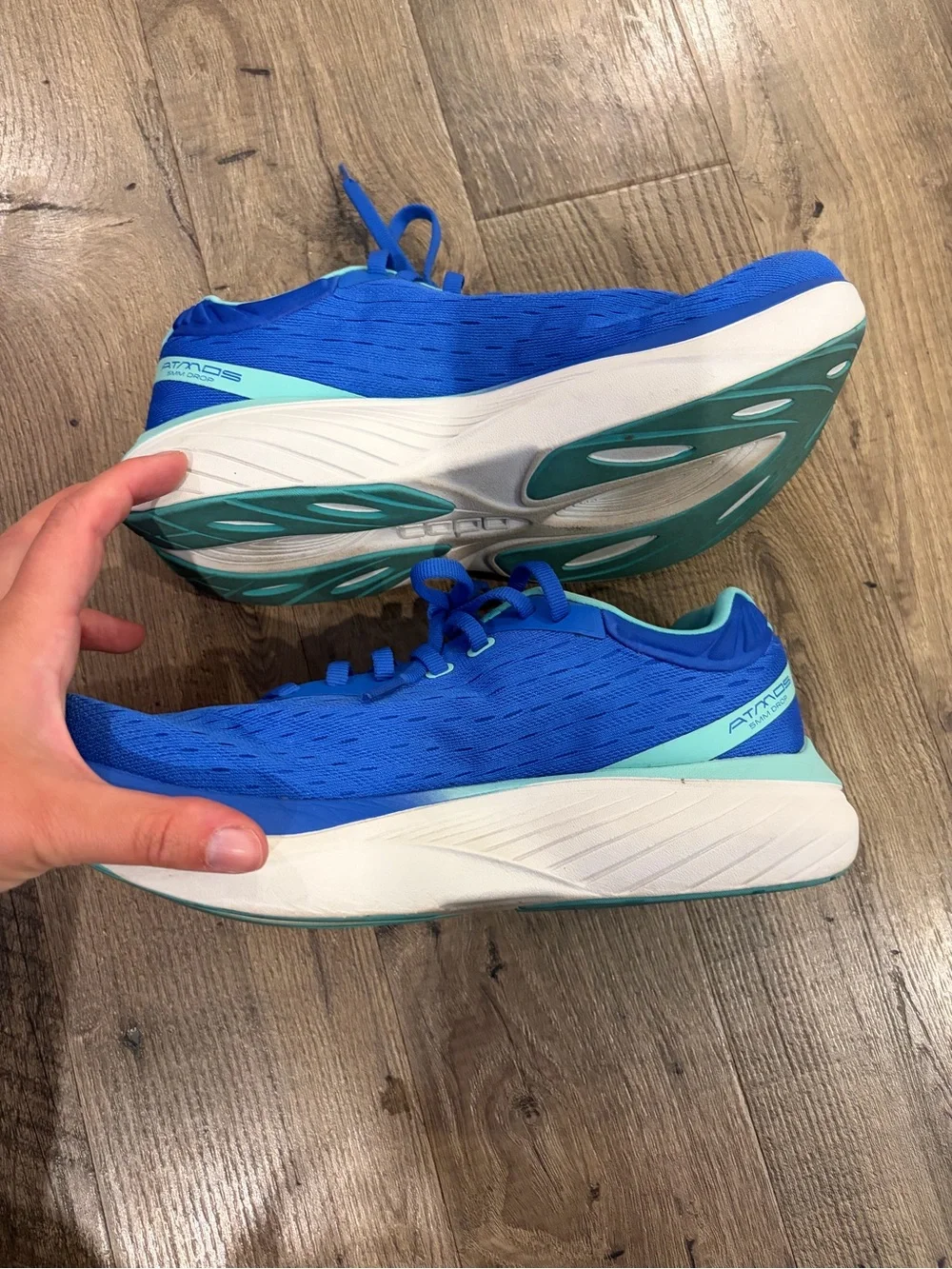 NIKE Free Flyknit Blue & Black Sneakers Athletic Shoes